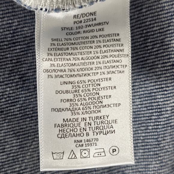 FRAME WOMENS LE SKINNY DE JEANNE REMI JEANS SIZE 34 ALTERED INSEAM 27" TO 29" - Picture 10 of 13